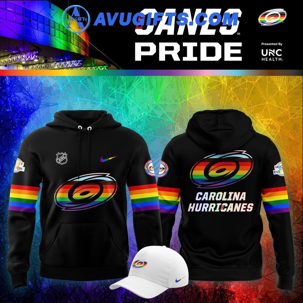 Carolina Hurricanes X Pride Night 2025 Limtied Edition Hoodie – Zip Hoodie 3D Aop Shirt