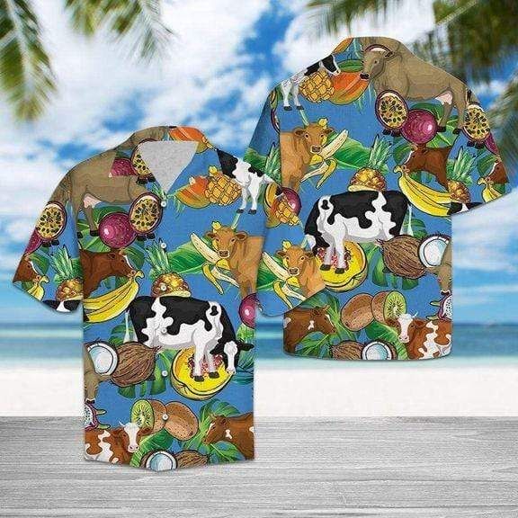 Cow Tropical Fruits Hawaiian Aloha S …