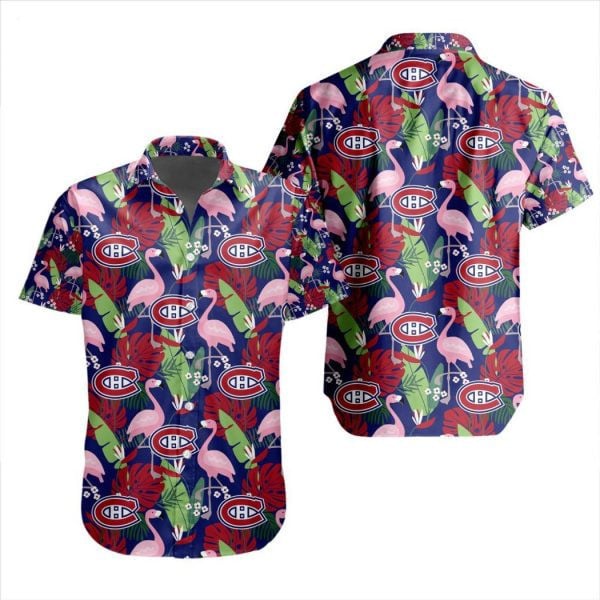 Nhl Montreal Canadiens Special Aloha Style Design 3D Hawaiian Shirt