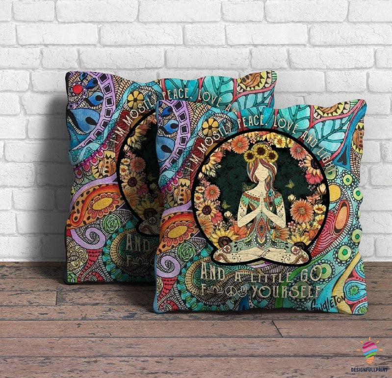 Peace Love Light Little Girl Go And …