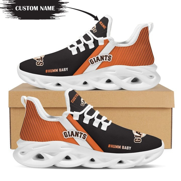 San Francisco Giants White Black Hexagon Max Soul Clunky Shoes Sneakers Ver 8