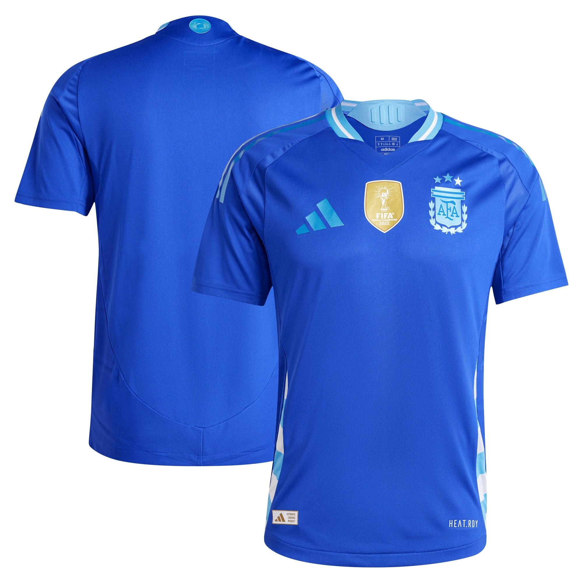 Argentina National Team Adidas 2024 Away Custom Jersey – Blue