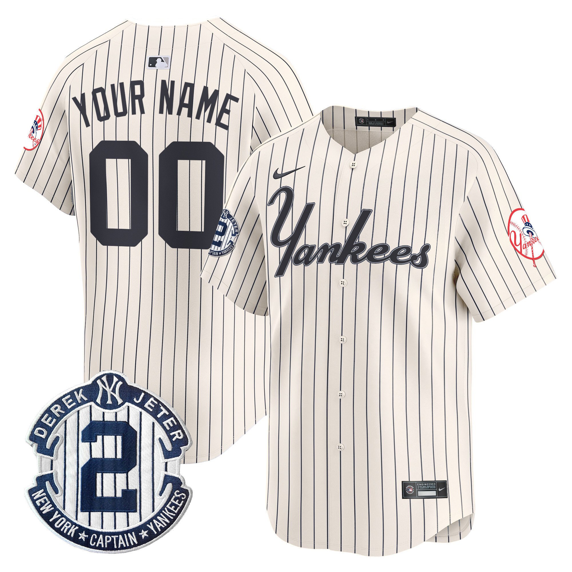 Yankees Throwback Vapor Premier Limited Custom Jersey – All Stitched