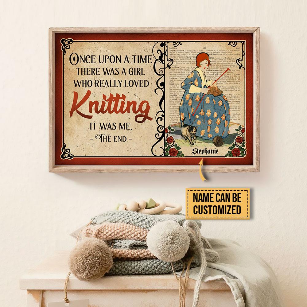Personalized Knitting Once Upon A Ti &hellip;