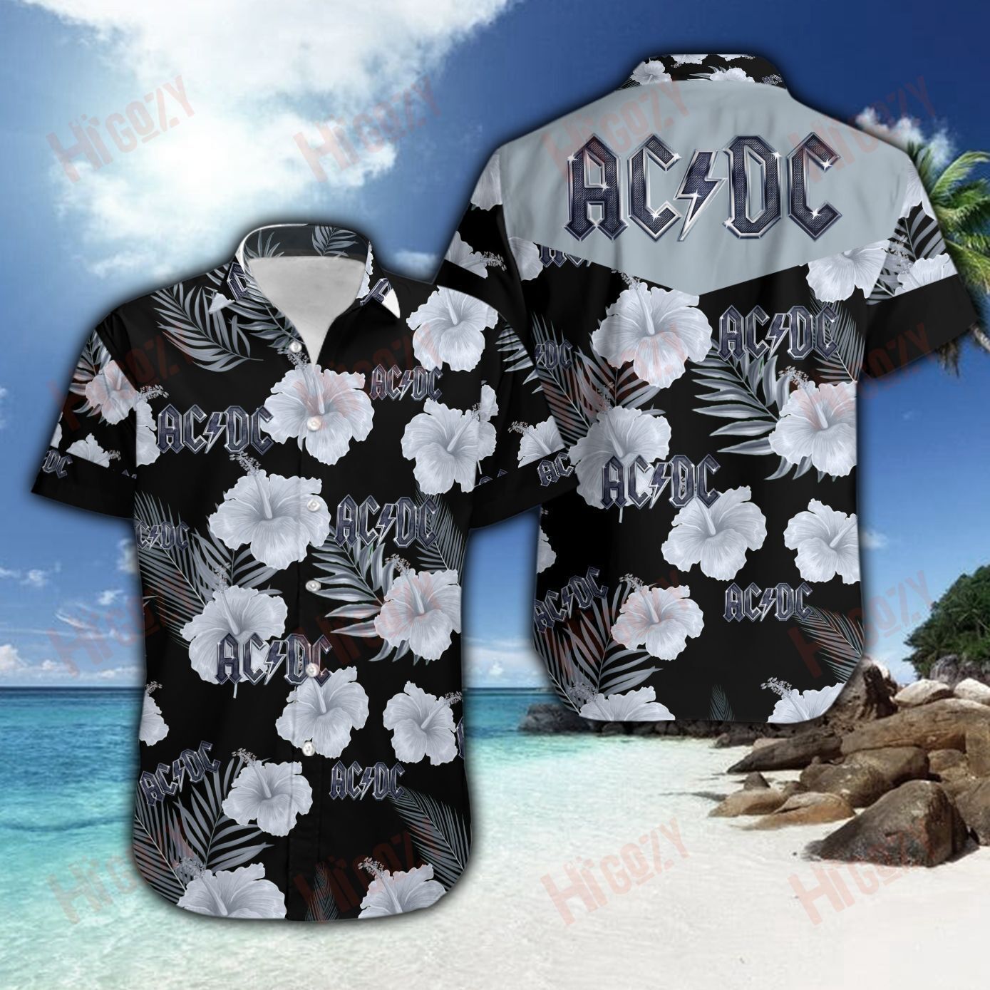 Ac/Dc Hawaii Shirts, Ac/Dc Sleeve Sh …