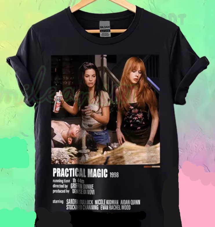 Practical Magic 1998 Movie Retro Vintage Tee Shirt Outfit