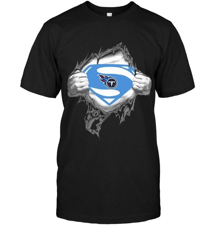 Tennessee Titans Superman Ripped Shi …
