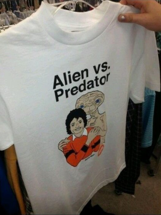 Alien Vs Predator Michael Jackson Tee Shirt Outfits