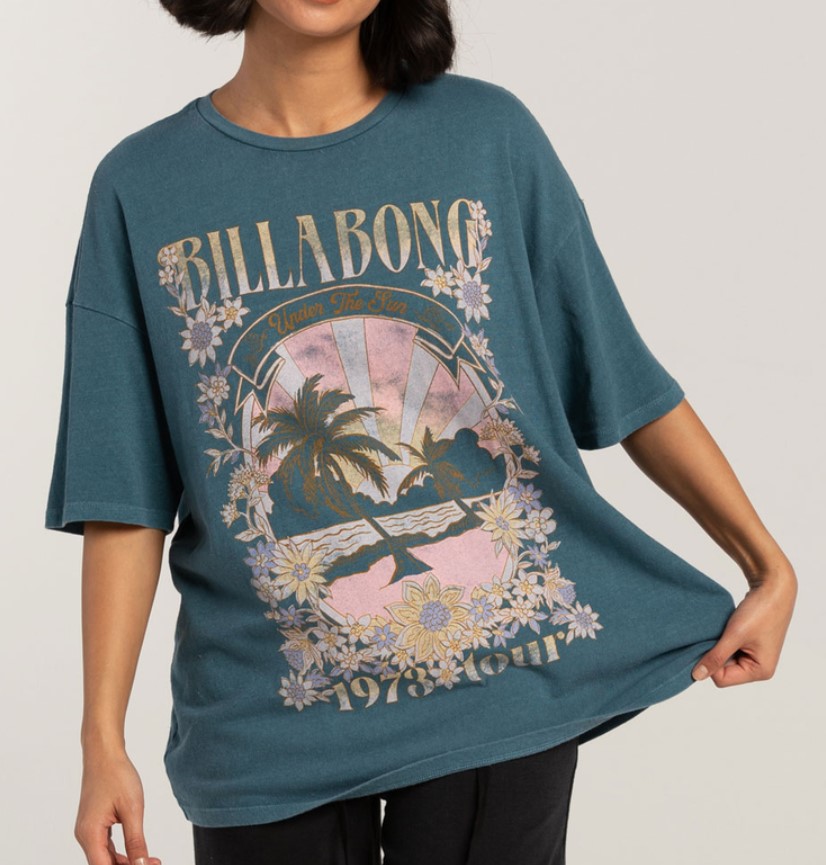 Billabong 1973 Tour Under The Sun Tee Shirt Outfits