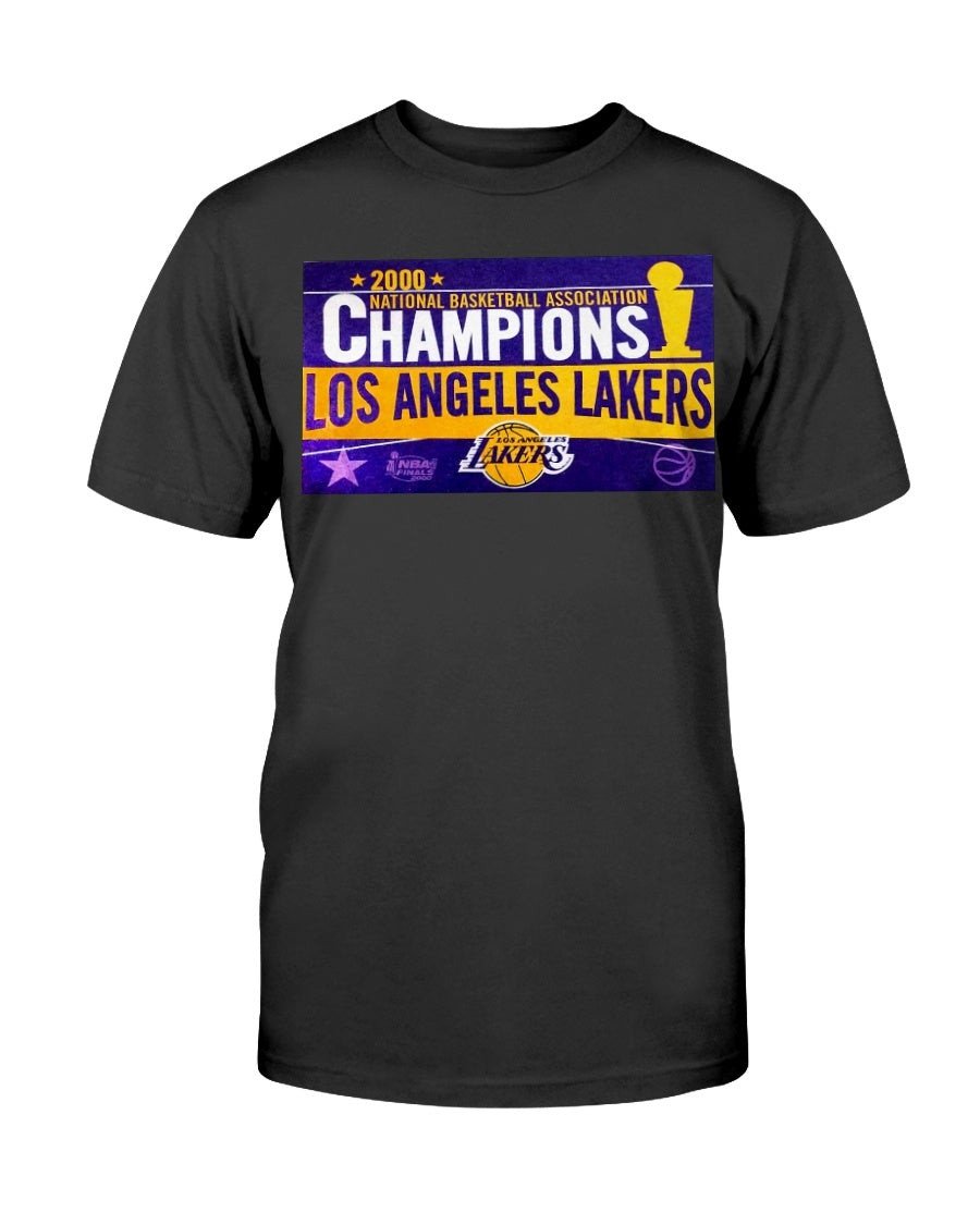 Vintage 2000 Nba Finals Los Angeles La Lakers Championship T Shirt 210927