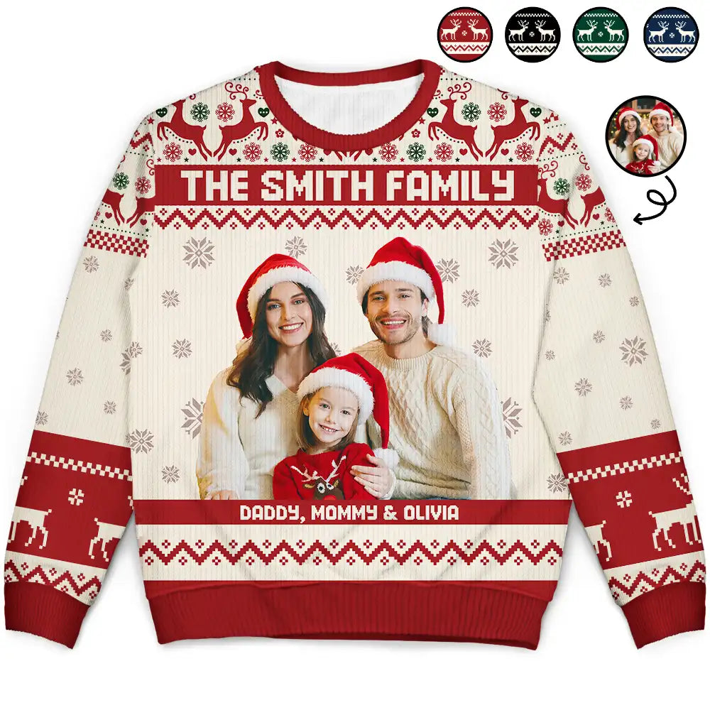 We've Been Together For Such A Long Time - Gift For Couples, Husband Wife, Personalized Custom Unisex Ugly Christmas Sweatshirt, Wool Sweatshirt, All-Over-Print Sweatshirt