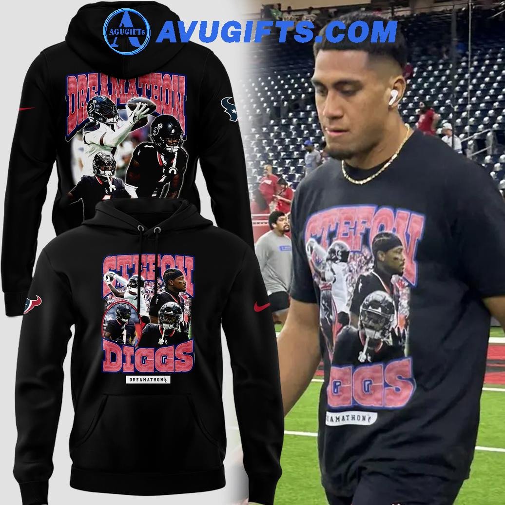 Stefon Diggs X Houston Dreamathon Limited Edition 3D Hoodie – Zip Hoodie 3D Aop Shirt