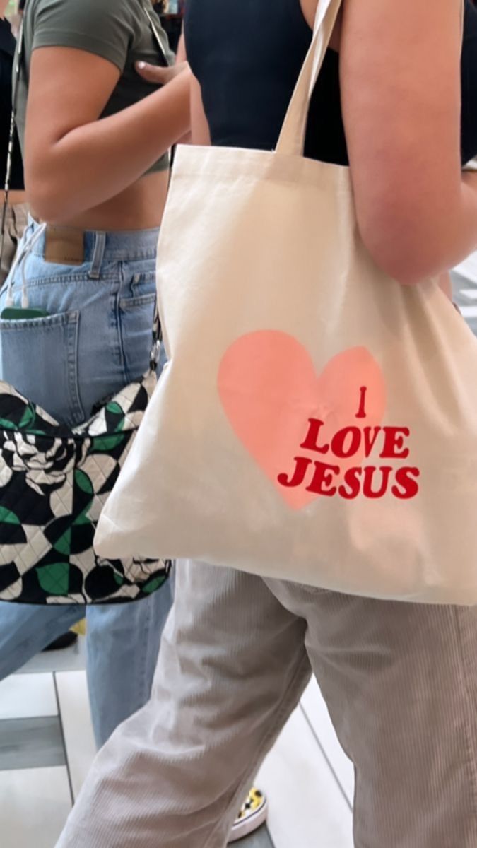 I Love Jesus Tote Bag