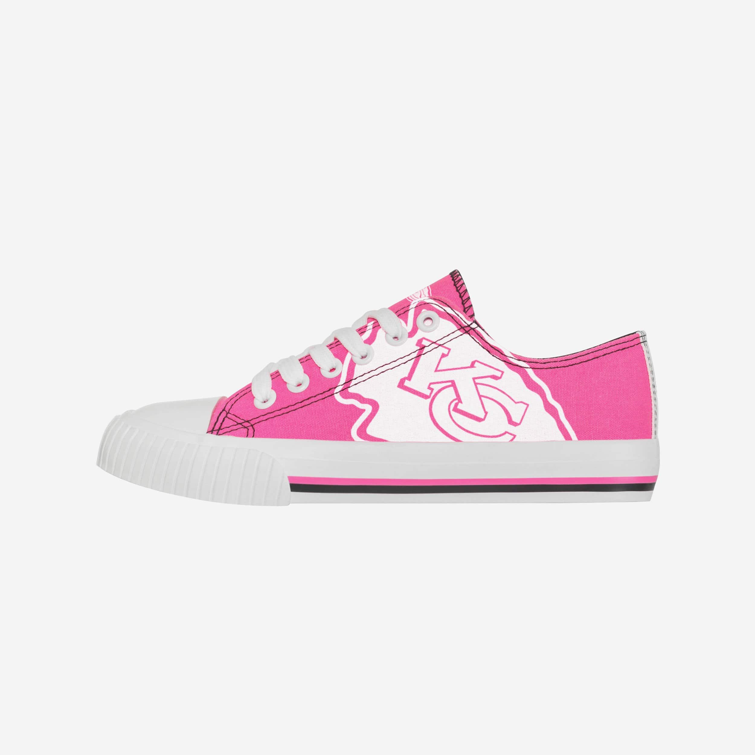 Kansas City Chiefs Womens Highlights Low Top Canvas Shoe