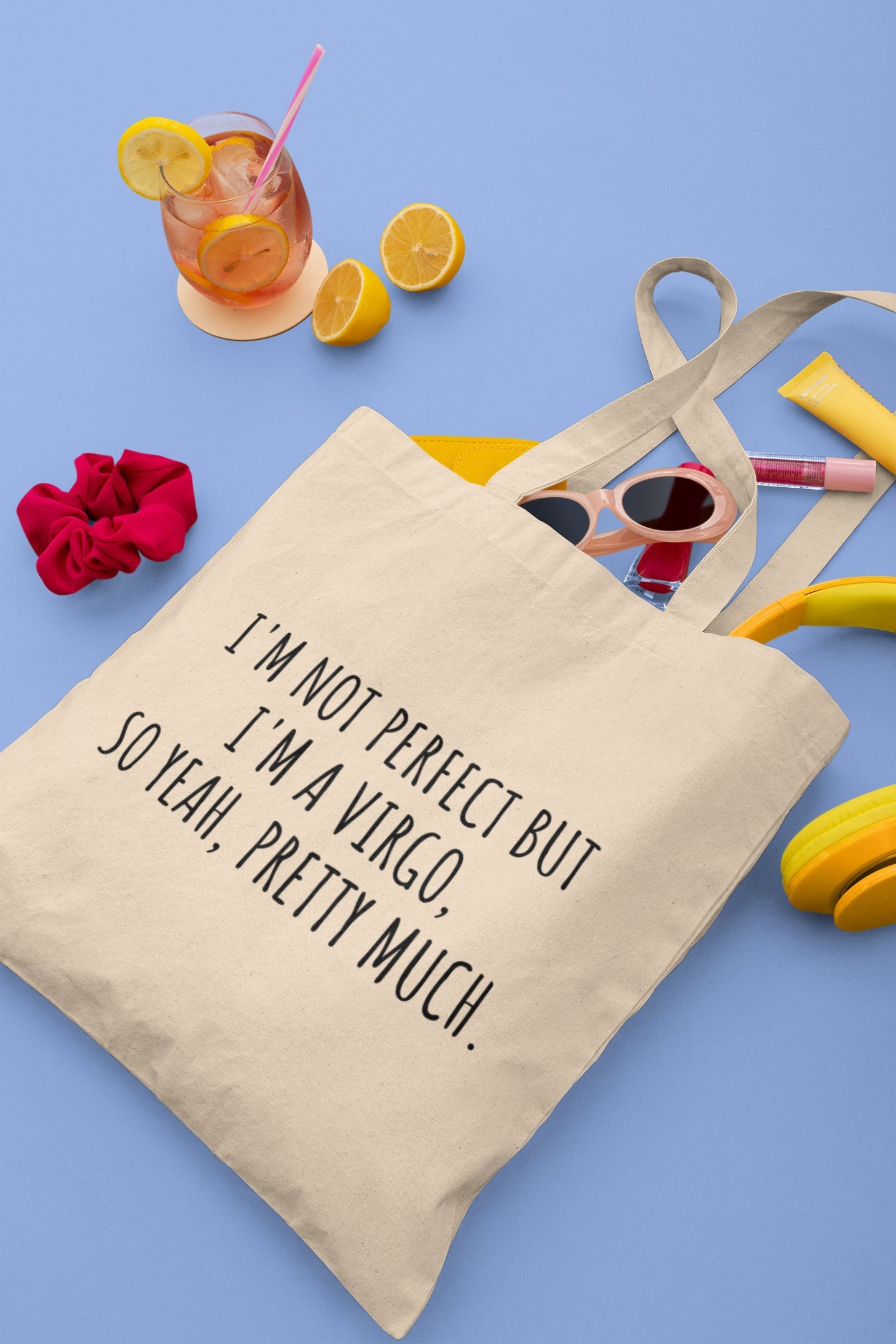 Virgo Tote Bag, Virgo gifts, Tote bag in the uk, Virgo birthday gift, Gift for her, Virgo gifts, Virgo gift for friend, Virgo quote prints