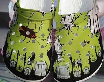 Zombie Zombie Foot 3D Print For Zombie Film Lover Classic S Unisex Crocs Clog Shoes