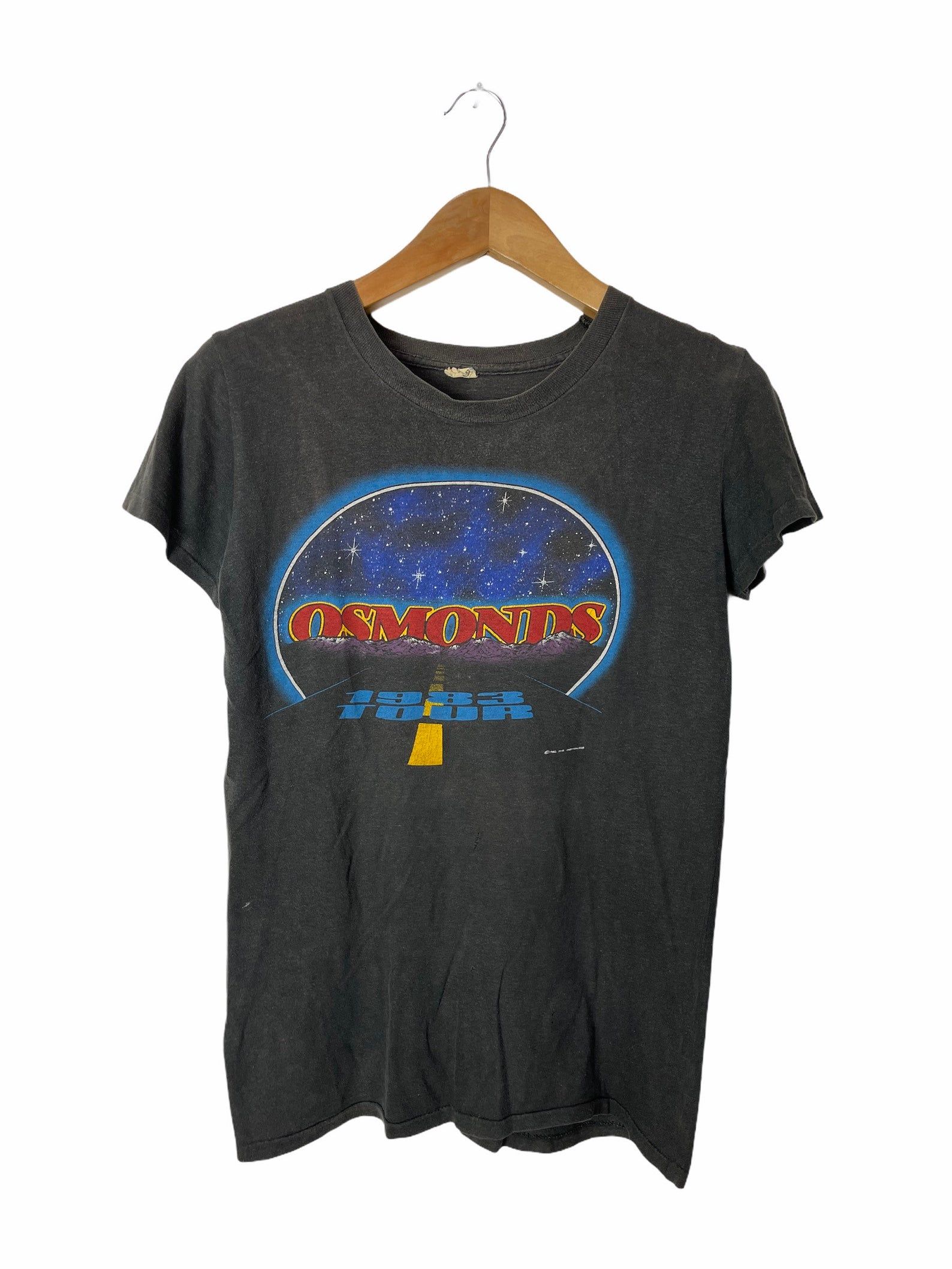 Vintage 1983 The Osmonds Tour Tshirt Musical Group