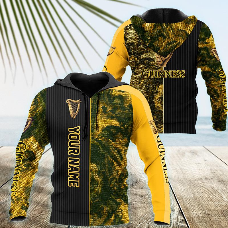 Personalized Guinness Galaxy Mosaic Hoodie & Zip Hoodie