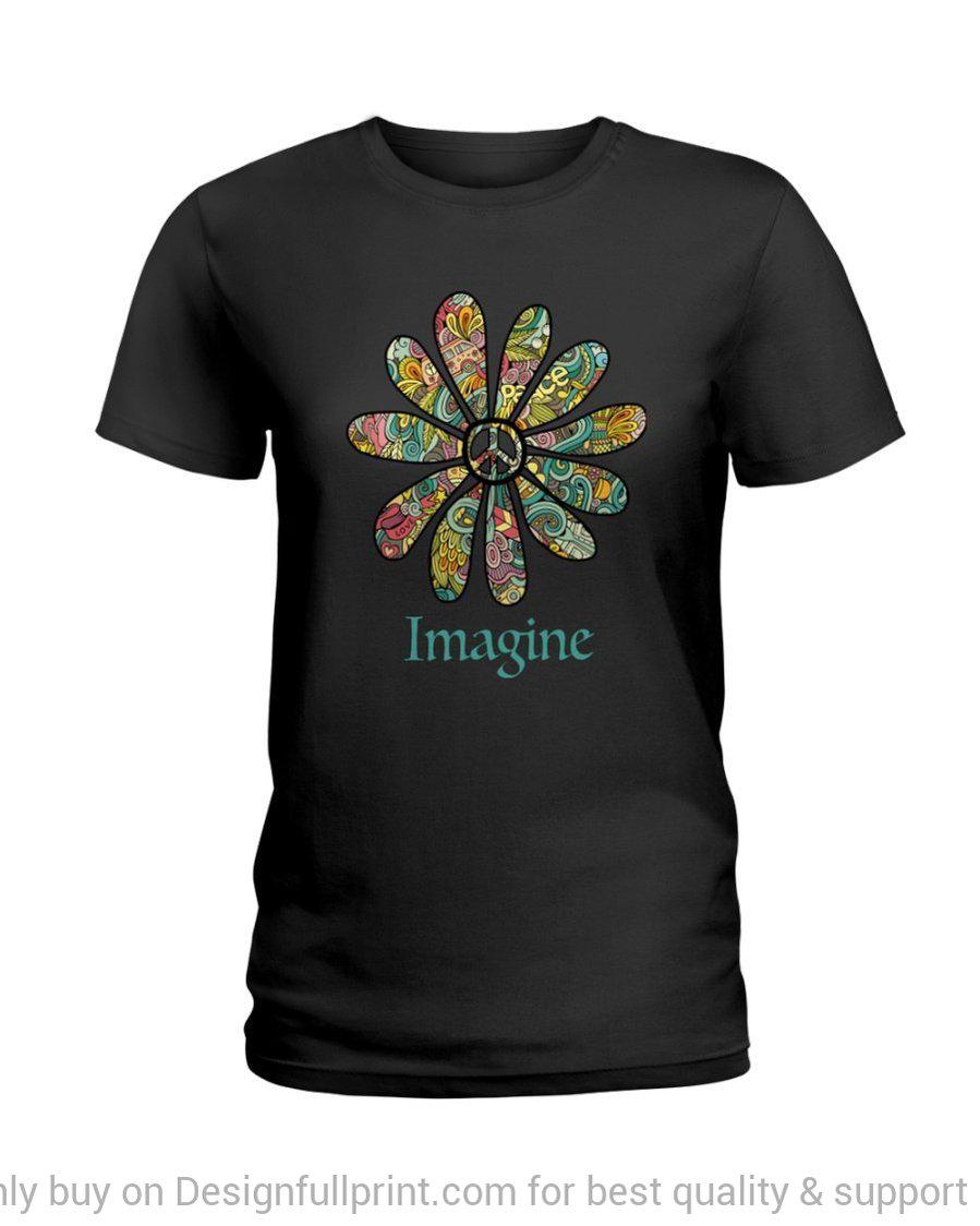 Gift For Hippie Hippie Imagine Peace …