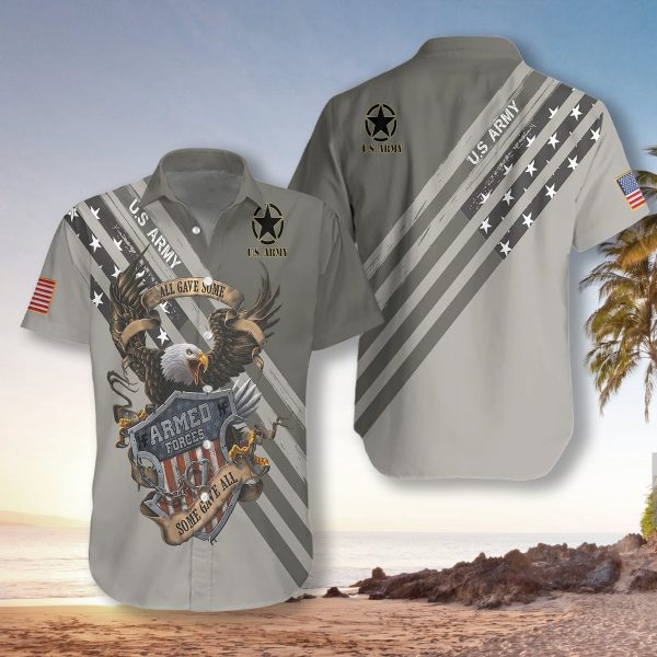 Army Veteran Hawaiian Shirt Summer Beach Clothing Clothes For Men Women Ht