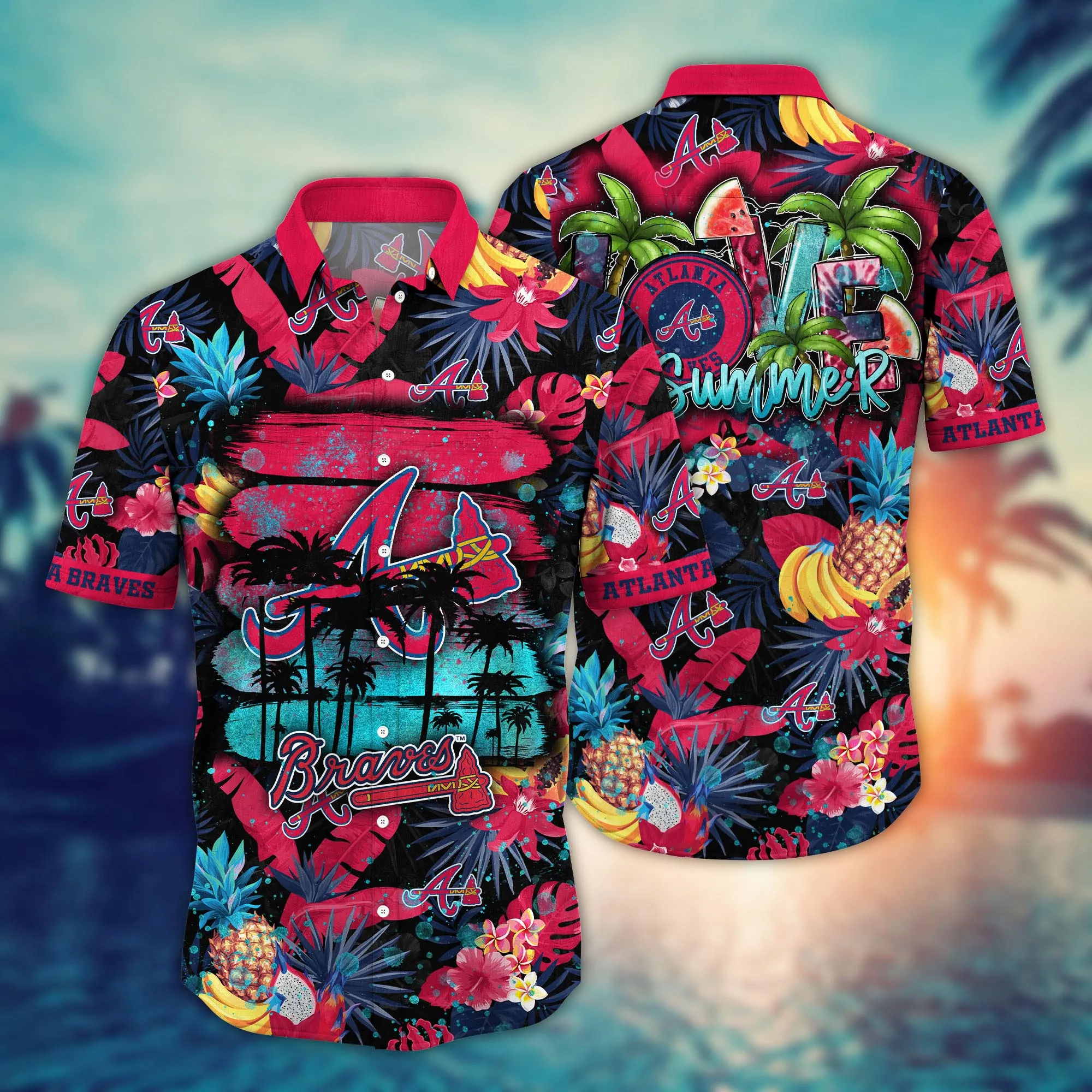 Atlanta Braves Mlb Hawaiian Shirt Junetime Aloha Shirt