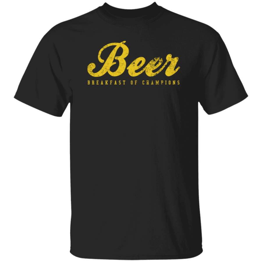 Beer Breakfast of Champions t shirt vintage inspired Funny