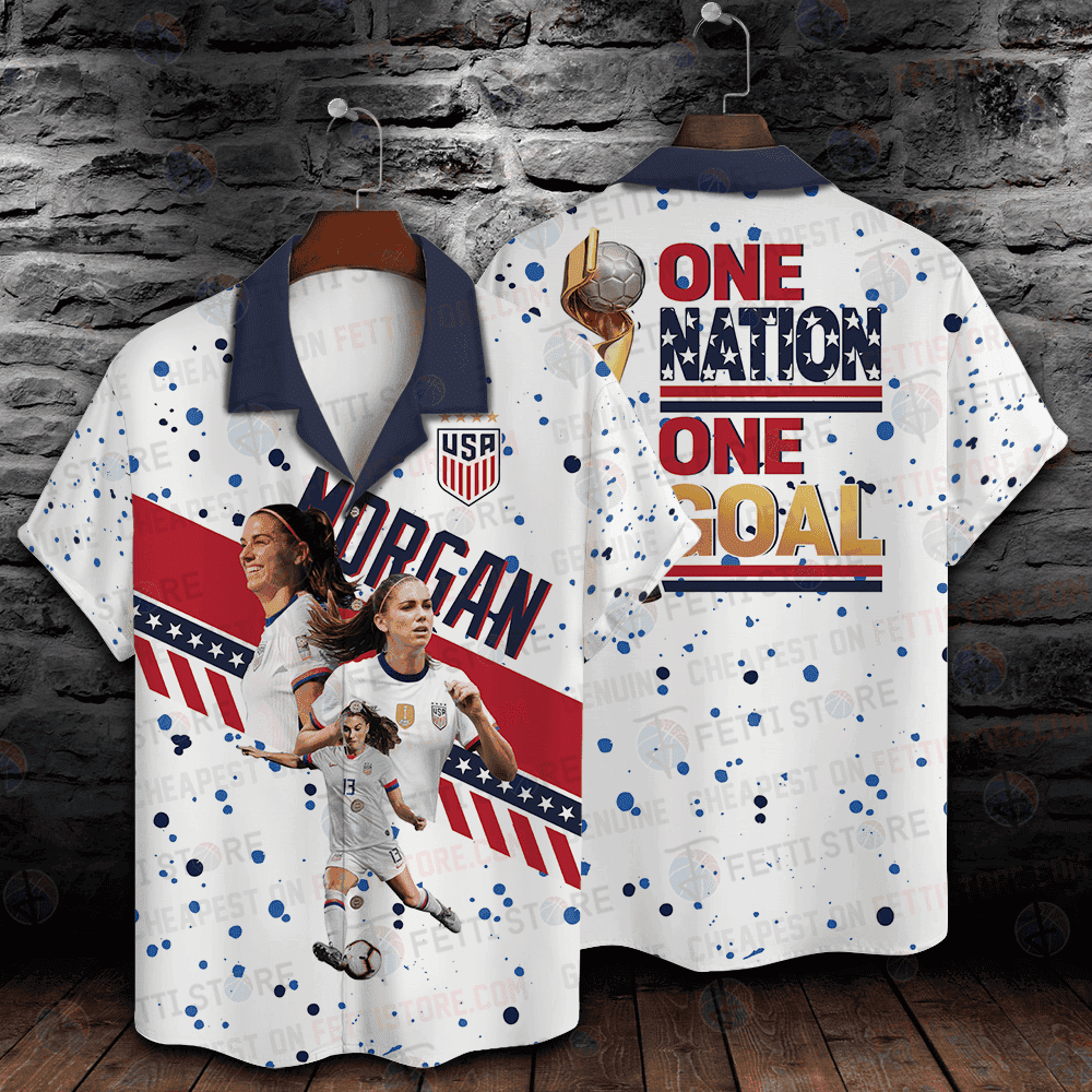 Alex Morgan Uswnt Women 2023 Home 3D Print Hawaiian Shirt Sh