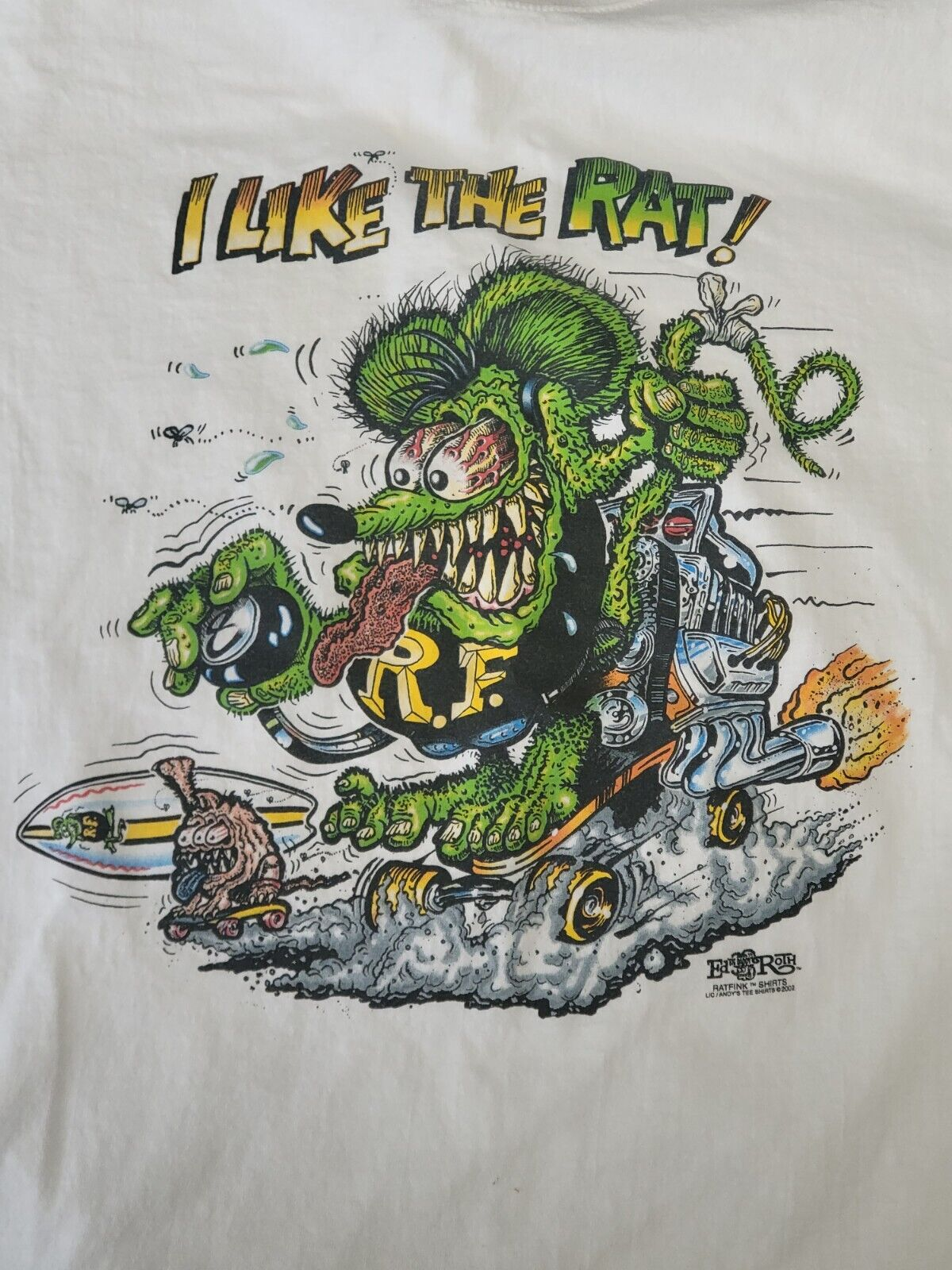 Ed Roth Rat Fink I Like The Rat Shirt Outfit