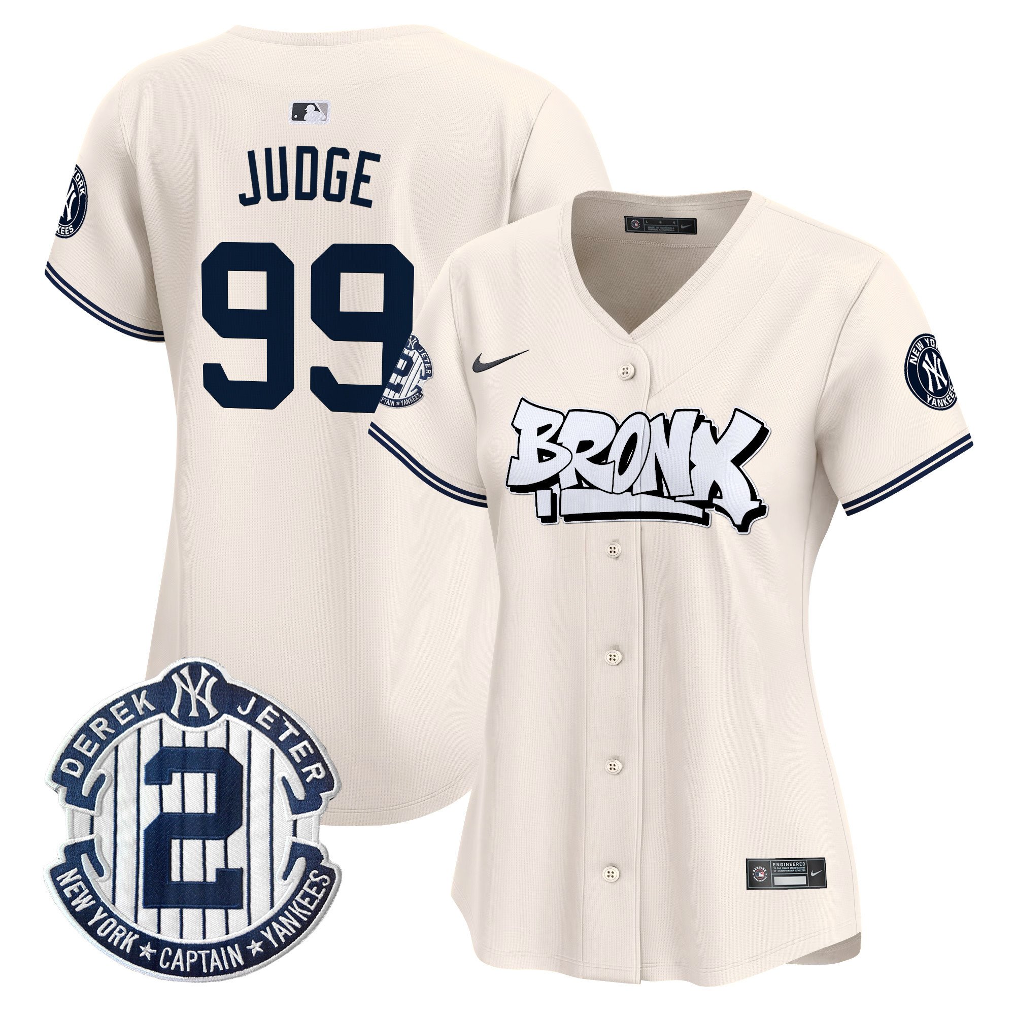 Women’S New York Yankees The Bronx Graffiti Vapor Premier Limited Jersey V3 – All Stitched